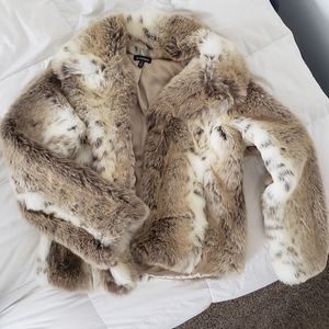 Le Chateaux Faux Fur Coat L